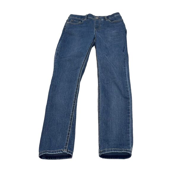 Lee Skinny Jeans Women's 10M Blue Denim Stretch 5-Pockets Slim Fit High Rise - Picture 1 of 8
